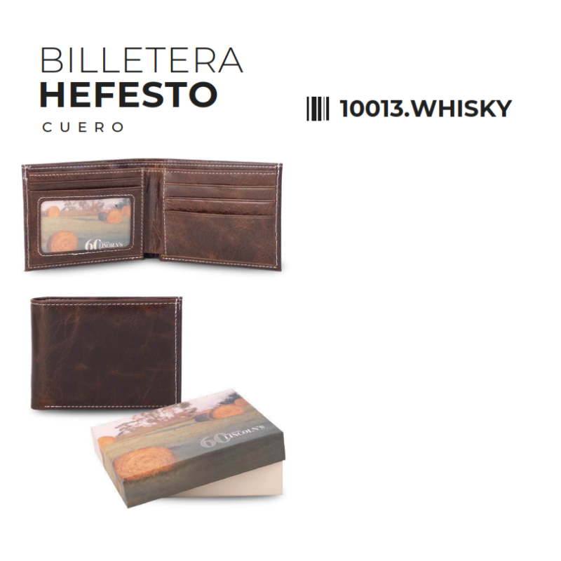 Billetera de Cuero Hefesto