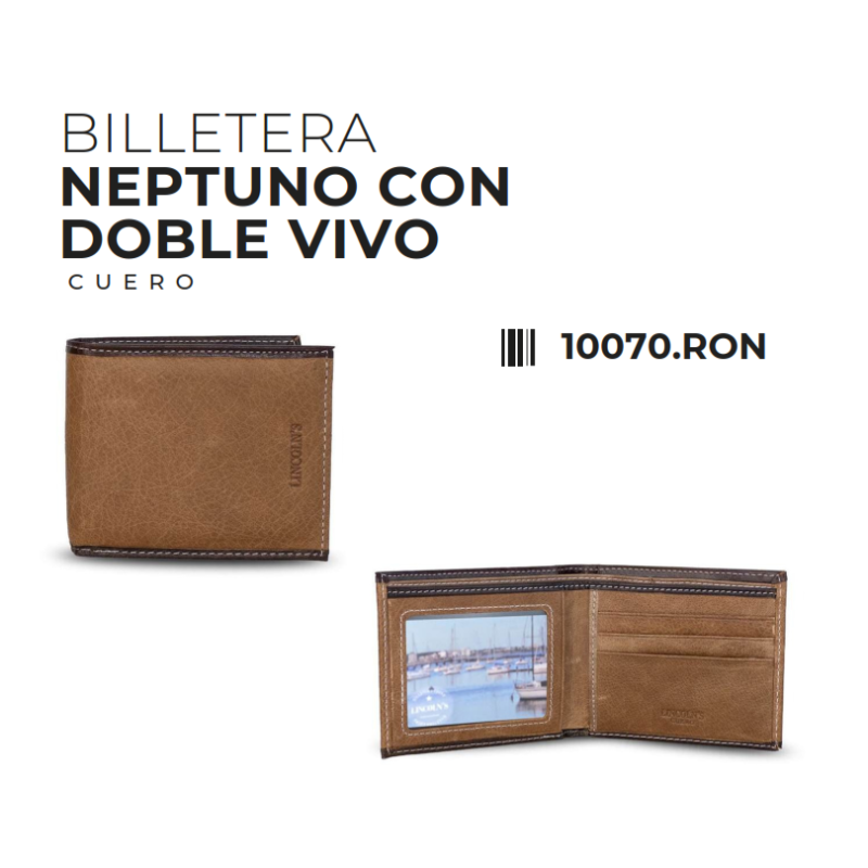 Billetera de Cuero Neptuno