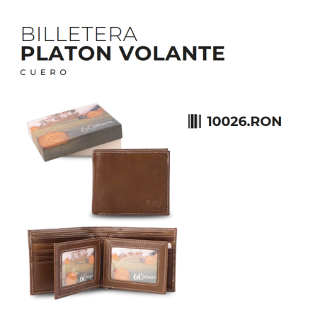 Billetera de Cuero Platon