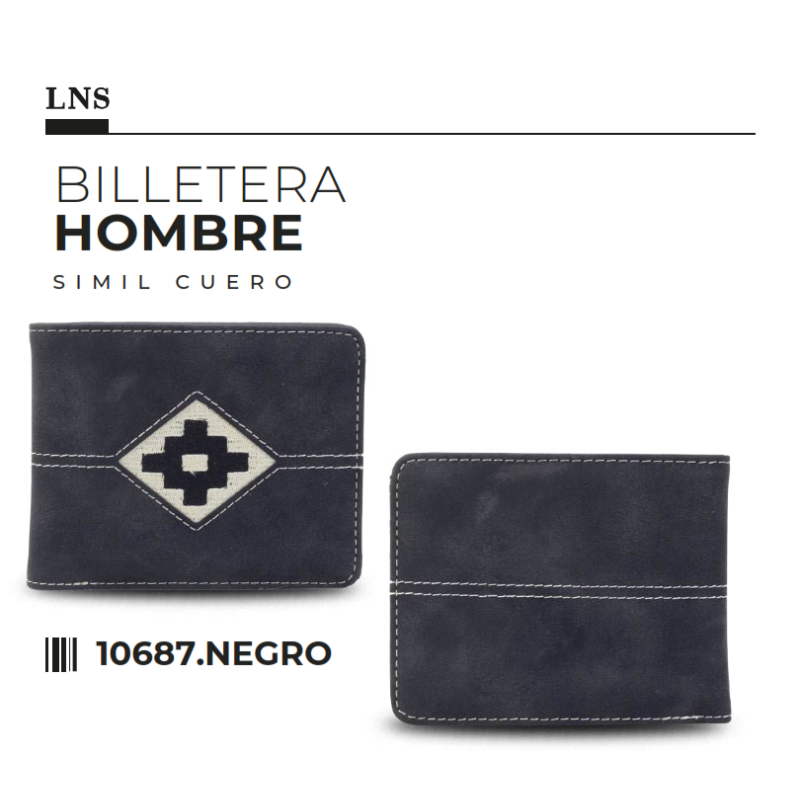 Billetera Hombre Simil Cuero