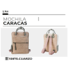 MOCHILA CARACAS - CUARZO LAUREL NEGRO