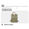 MOCHILA CARACAS - CUARZO LAUREL NEGRO